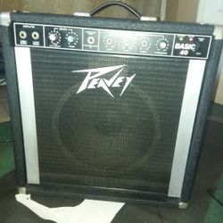 Peavey Basic 40 Amplification System 120 VAC, 60 Hz, 150 WATTS Dimensions Approx. 20" X 18" X  12" Inches 