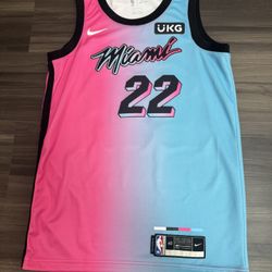 Nike Miami Heat Jimmy Butler #22 2021 Vice City Edition Swingman Jersey Small 40