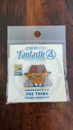 SDCC 2025 100% SOFT Exclusive Trenchcoat & Hat The Thing Pin