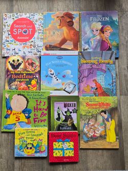 Lot of 11 Kids Books: Disney Classics Bundle (Frozen, Lion Guard, Princesses)