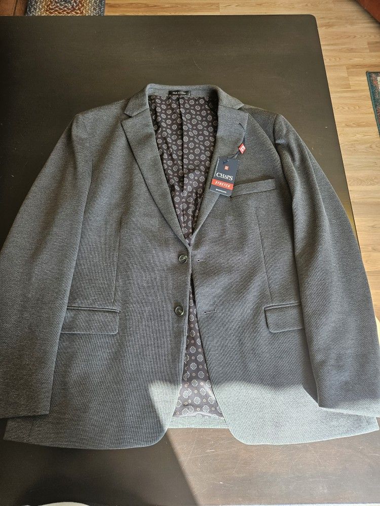Chaps Stretch Men's Sport Coat New With Tags 48R