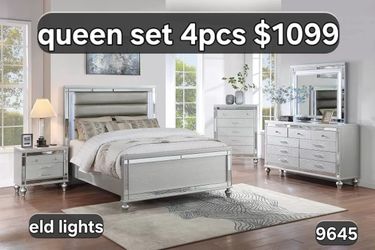 Queen set 4pcs brand new in box