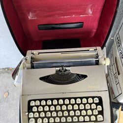 Vintage Briefcase Typewriter