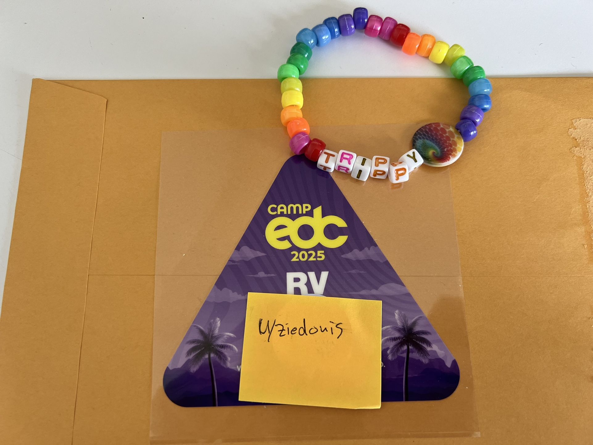 RV pass, Camp EDC 2025
