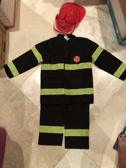 Costume fireman size 8/10
