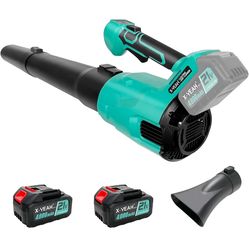 New In Box Leaf Blower Cordless- Battery Operated Leaf Blower, Lightweight and Portable Compact Leaf Blower with 2 X 4.0 Batteries & Charger for Lawn