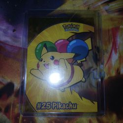 Pokemon/Nintendo Topps Pikachu #25 Clear