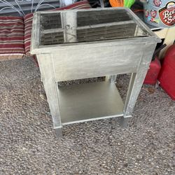 Mirror Side Table