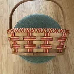 Super Sturdy Wooden Basket 14”Lx10.5”Wx5.5”H