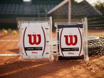 2 x 12 Wilson Pro Tennis Overgrips 12-Pack Black + 12-Pack White