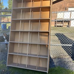 Tall Shelf, Vintage Dresser, And Really Nice Glass Table