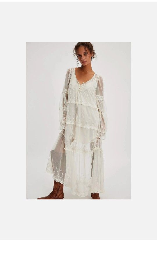 Free People Lace Maxi Dress