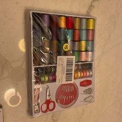 Sewing Kit  & Skull Ice Molds 