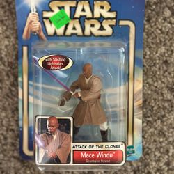 Mace Windu Action Figure Star Wars Unopened