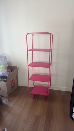 Urban Outfitters Alana Narrow Storage Shelf - Pink