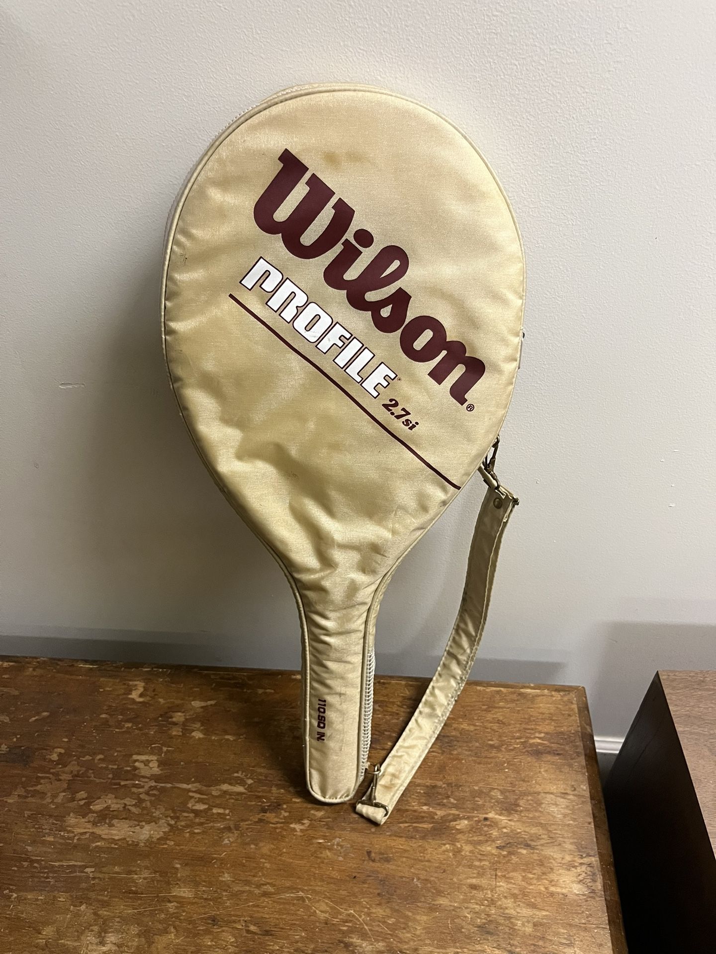 Wilson Profile’ Used Tennis Racket, With Case, Good Condition
