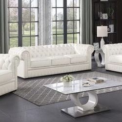 Brand New Genuine Leather 3 Pc Set ( Sofa, Loveseat, Chair) 