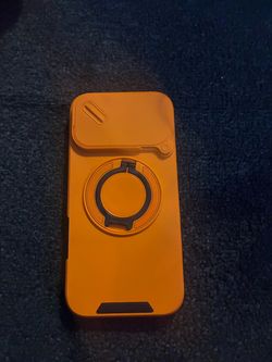 Orange Phone Case with Ring Stand