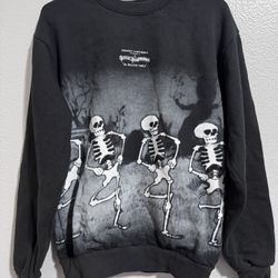 Disney Store The Skeleton Dance Sweatshirt Adults Silly Symphony Extra 
