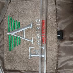 Emporio Colezione made in Italy suede oyster shell jacket men’s  L