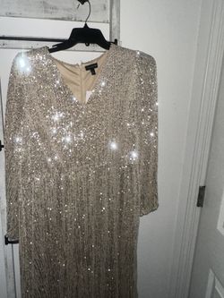 Plus Size Sequin Dress