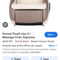 Deep Tissue Massage Chair. 