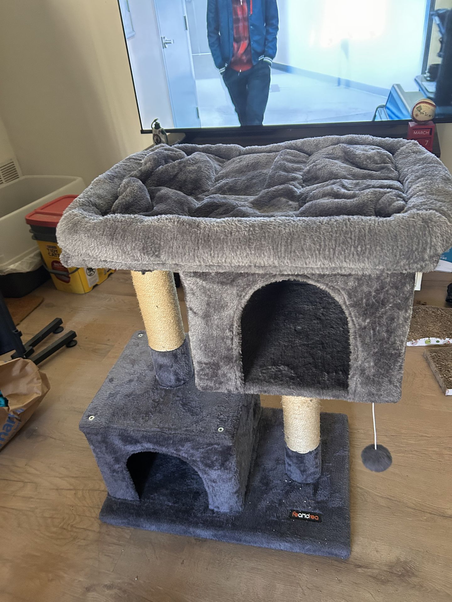 Gray Cat Tree