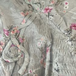 Cute Floral Mint Sundress 