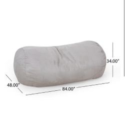 7ft Grey Bean Bag