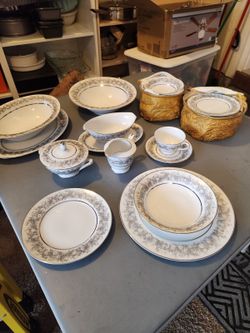 90 Piece Vintage Fine China Set