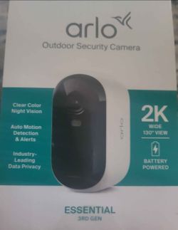 Outdoor security camera