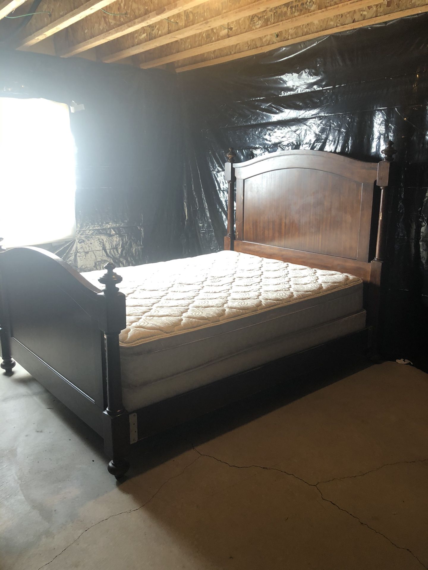 Wooden bed frame only. Make an offer