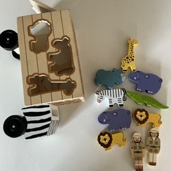 Melissa And Doug Puzzle Zoo Truck