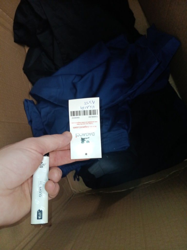 Brand New Scrubs Navy And Black All Sizes! 5$ Each