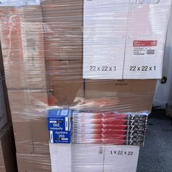 4,000 AC Filters In Boxes + 6 Pallets Filled With AC Filters+ More Filters Packed All Over