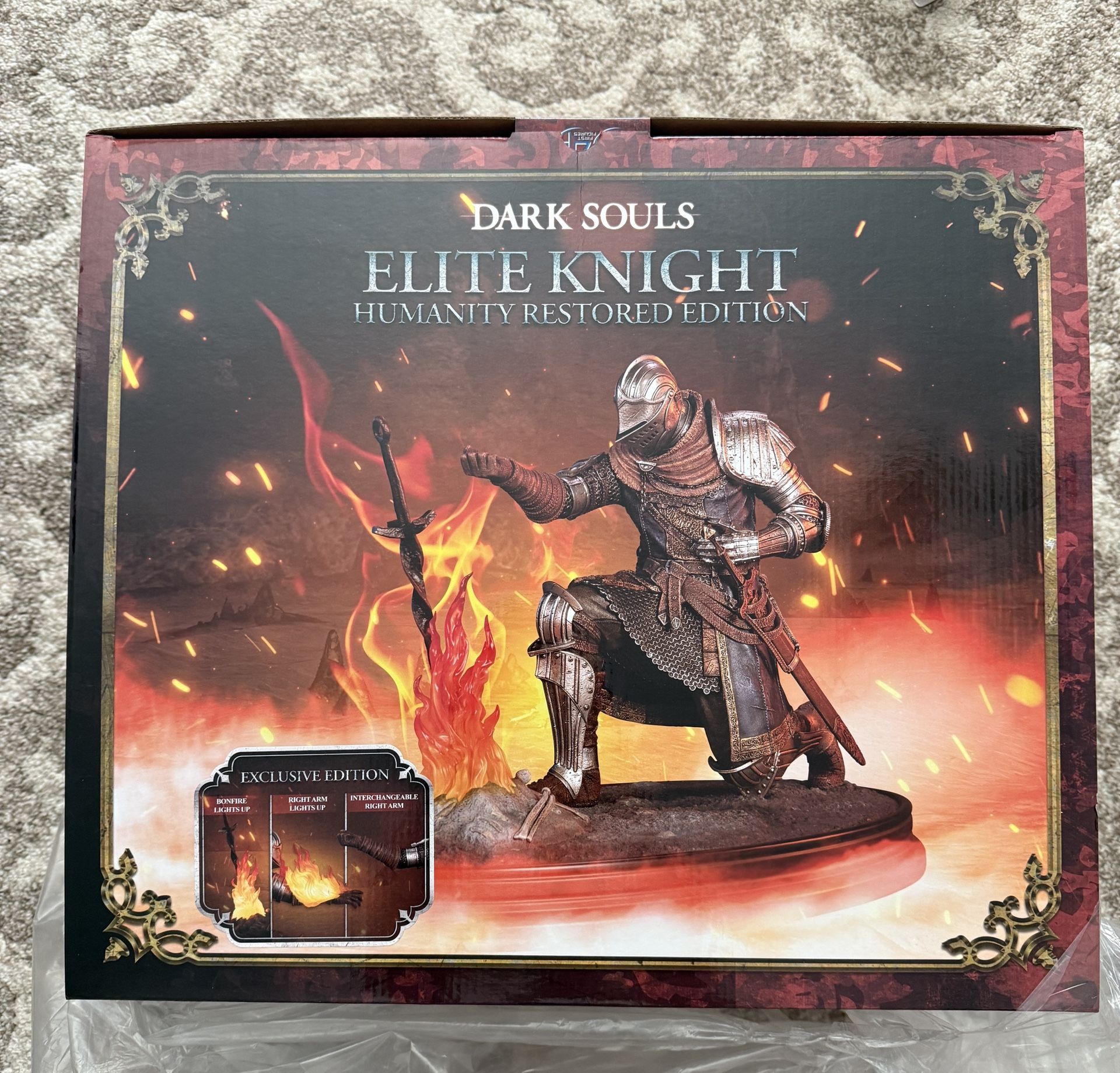 First 4 figures dark souls elite knight statue humanity restored exclusive edition