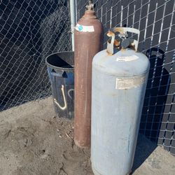 Propane Tank And Argon Compressed Tank Quick Sale
