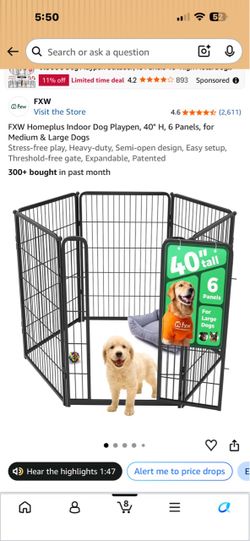 Dog kennel 6 pannels