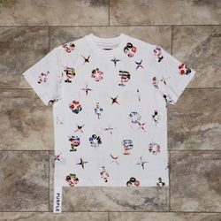 PURPLE BRAND Textured Jersey Short-Sleeve Tee ‘Off White’ Size Medium