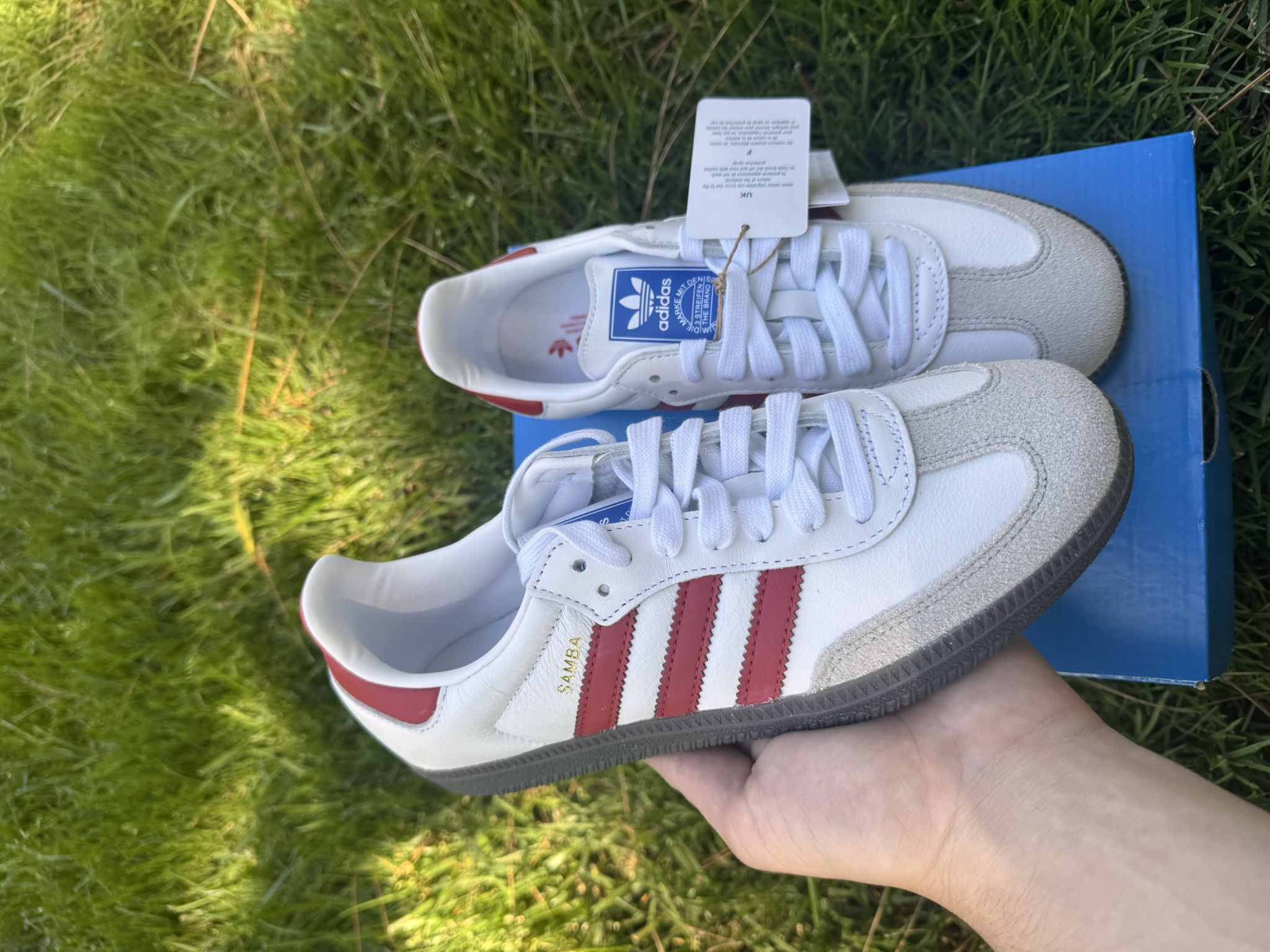 Adidas Samba White Red