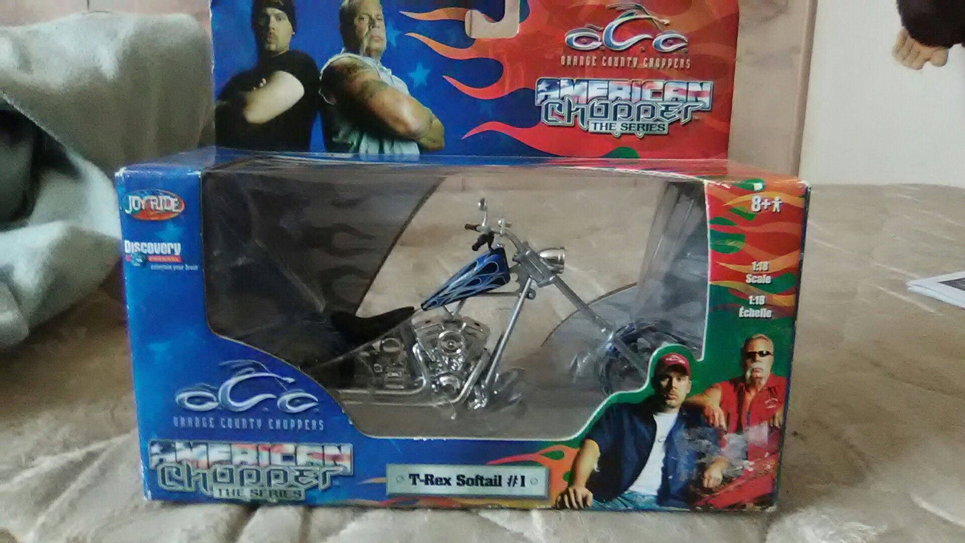 American chopper T-Rex Softail toy chopper.
