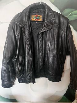 Black leather jackets