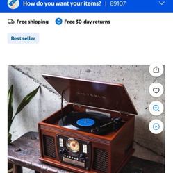 Victrola Navigator Bluetooth Record Player 