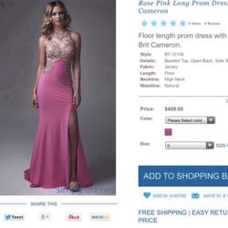 Brit Cameron Dress (OPEN BAG NEVER USED)