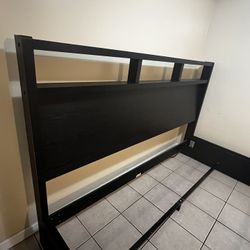 King Size Bed Frame with Headboard