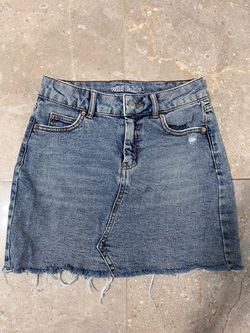 Wild Fable Medium Wash Denim Skirt (Size 00)