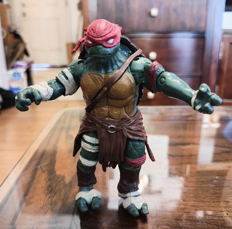 Original Vintage Teenage Mutant Ninja Turtle Raphael Action Figure. Fontana Pickup.