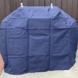  New Heavy Duty BBQ Grill Cover Double Side Grey And Blue 75x20x47” - Universal Barbecue Grill Covers UV Resistant Barbeque Gas Grill Cover for Grill