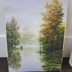 11 3/4 X16 Oil Painting Canvas Wall Art Decor