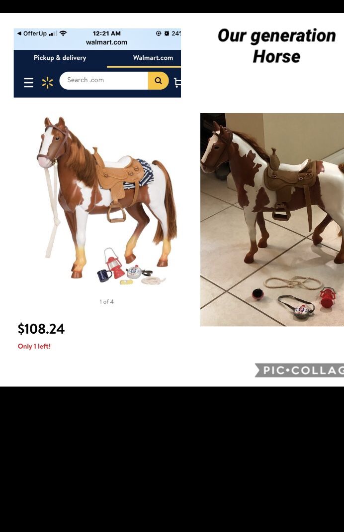 Our Generation Horse For American girl doll size